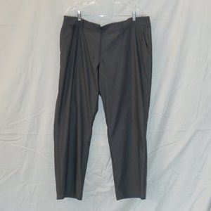 Nike Golf Dri-Fit Tour Performance Flat Front Stretch Grey Pants Women's 18